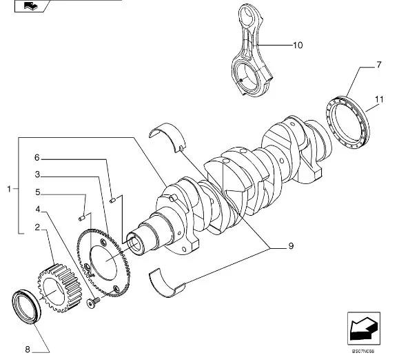 504213230 - коленчатый вал